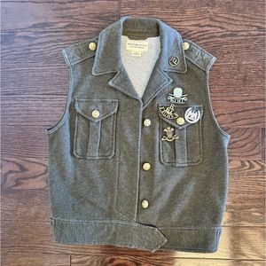 Ralph Lauren Denim & Supply Vest with Pins Size Small